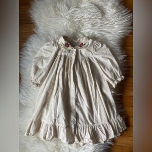 April Cornell Night Dress with Embroidered Collar